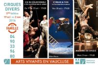 Festival Cirques Divers. Du 19 octobre au 2 novembre 2016 au Thor. Vaucluse.  17H30